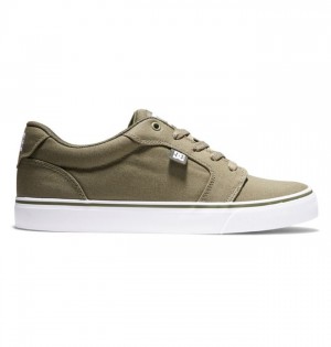 DC Anvil Canvas Essentials Herr Olivgröna Vita | LXFN-20845