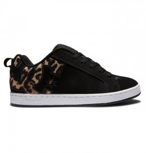 DC Court Graffik Sneakers Dam Svarta Vita Svarta | NESX-82950