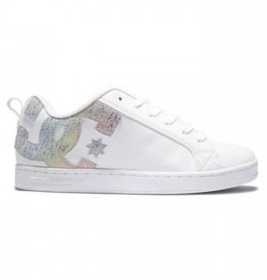 DC Court Graffik Sneakers Dam Vita Olika Färger | ENYI-12375