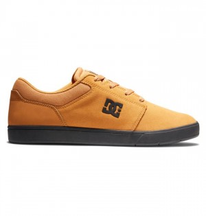 DC Crisis 2 Suede Skateskor Herr Bruna Svarta | IJBX-30926