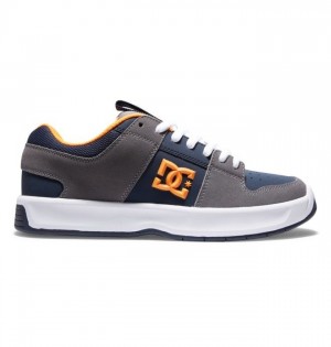 DC Lynx Zero Sneakers Herr Grå Orange | CKZM-18397