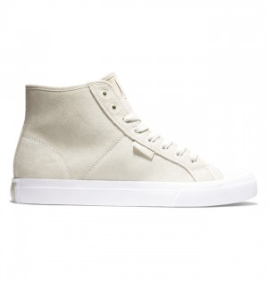 DC Manual Hi RT High Top Skate Skateskor Herr Bruna | WUBH-84169