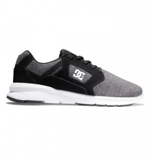 DC Skyline Lightweight Sneakers Herr Svarta Svarta | HYIM-70495