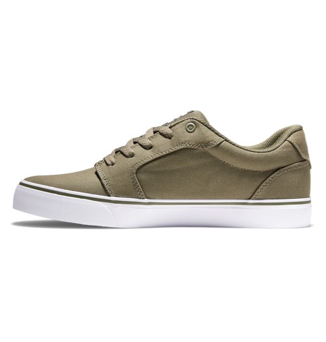 DC Anvil Canvas Essentials Herr Olivgröna Vita | LXFN-20845