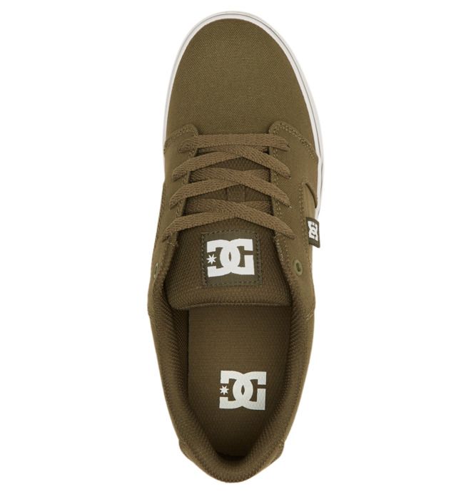 DC Anvil Canvas Essentials Herr Olivgröna Vita | LXFN-20845