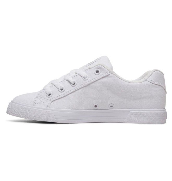 DC Chelsea Canvas Sneakers Dam Vita Silver | LFWR-92364