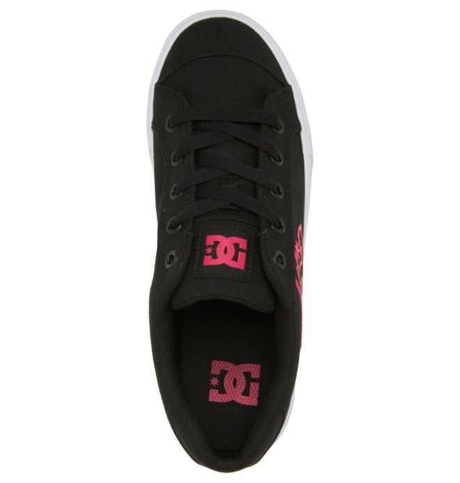 DC Chelsea Sneakers Dam Svarta Rosa Svarta | FQYM-96530