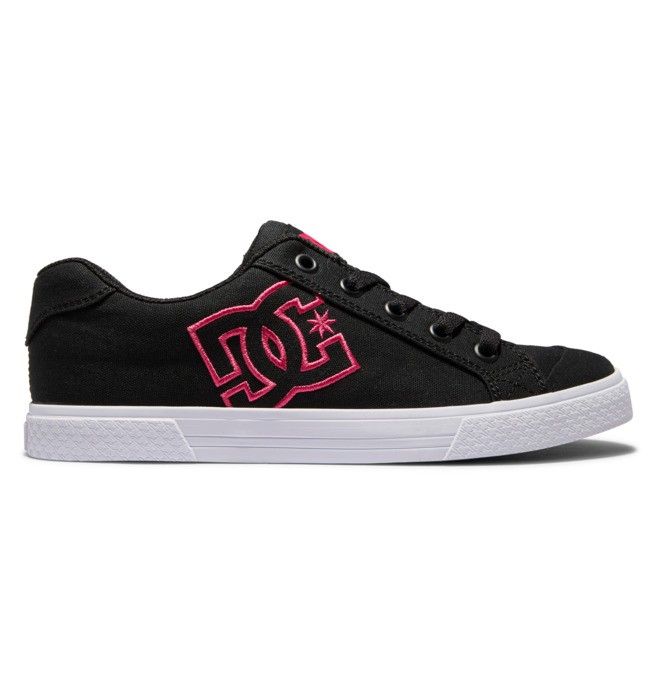 DC Chelsea Sneakers Dam Svarta Rosa Svarta | FQYM-96530