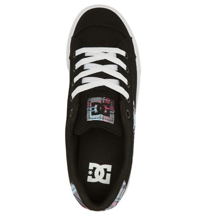 DC Chelsea Sneakers Dam Svarta Vita | JMLK-56124