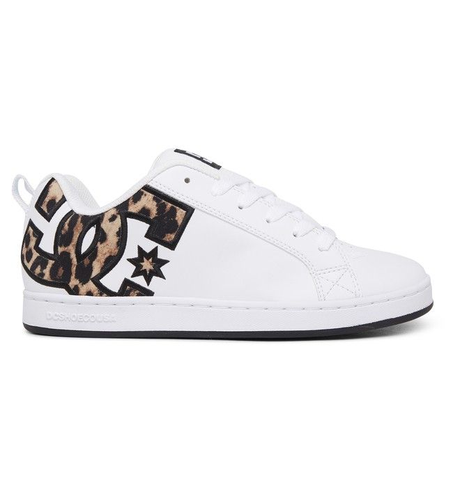 DC Court Graffik Sneakers Dam Leopard | YKSZ-12540