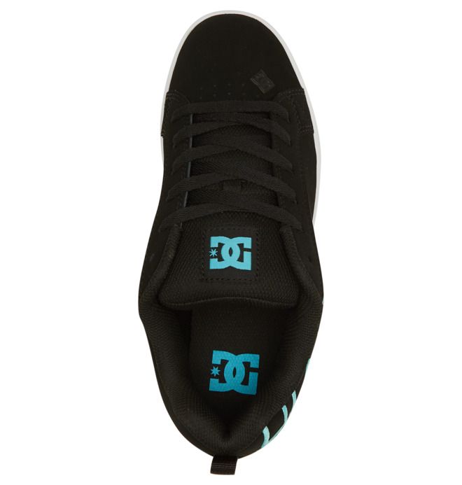 DC Court Graffik Sneakers Dam Svarta Blå | YBGX-38156