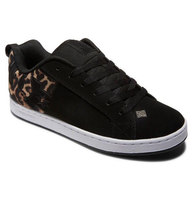 DC Court Graffik Sneakers Dam Svarta Vita Svarta | NESX-82950