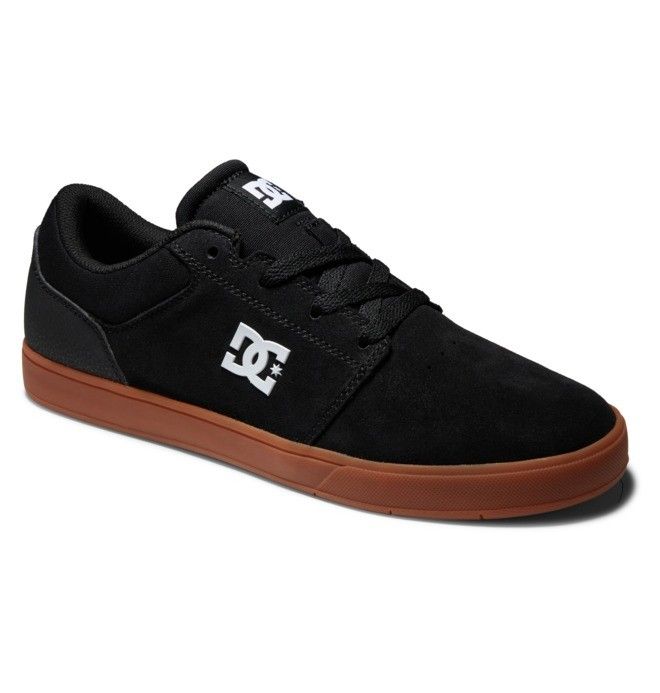 DC Crisis 2 Suede Skateskor Herr Svarta | OMVL-58713