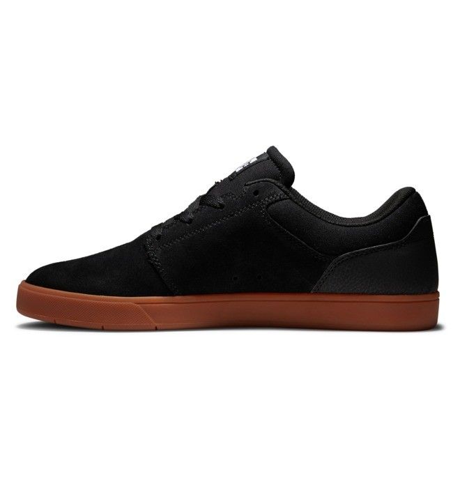 DC Crisis 2 Suede Skateskor Herr Svarta | OMVL-58713