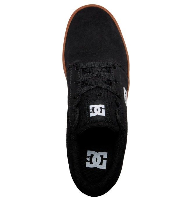 DC Crisis 2 Suede Skateskor Herr Svarta | OMVL-58713