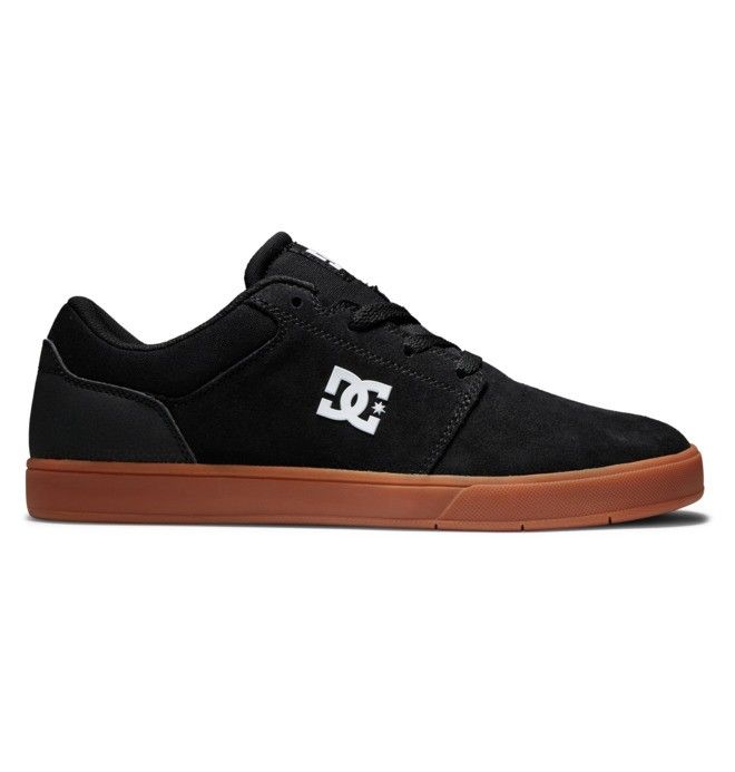 DC Crisis 2 Suede Skateskor Herr Svarta | OMVL-58713