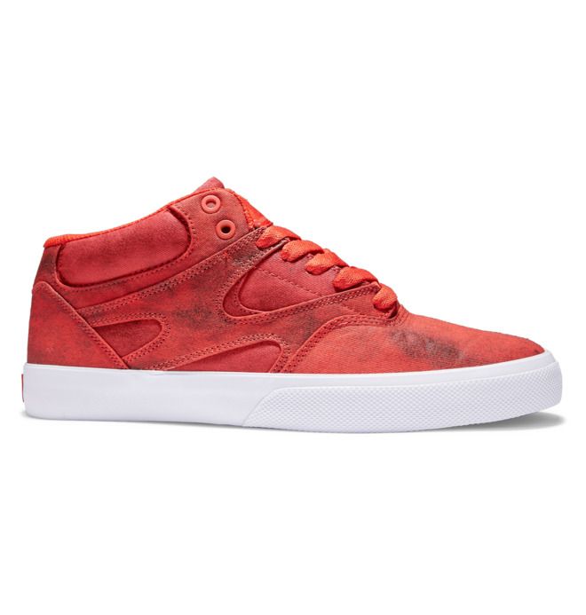 DC Kalis Vulc MID Mid-Top Skateskor Herr Röda | OLHP-98167