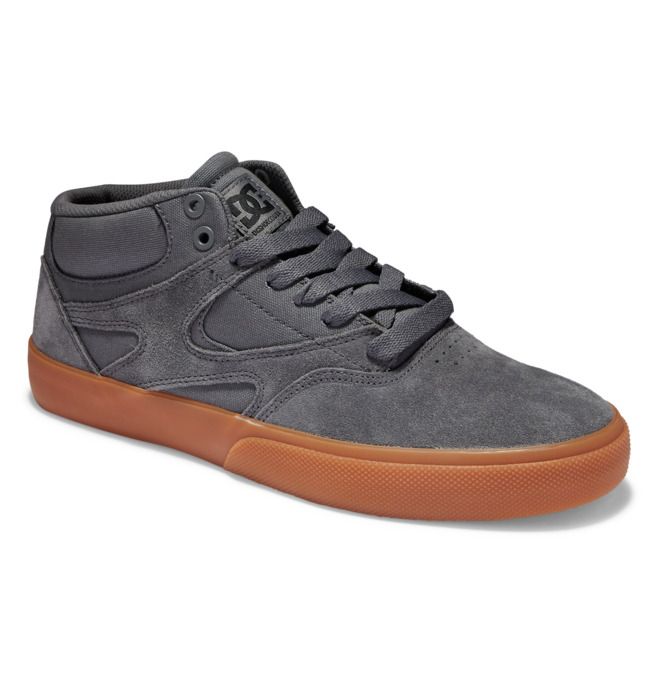 DC Kalis Vulc MID Mid-Top Skateskor Herr Grå | GOND-61297