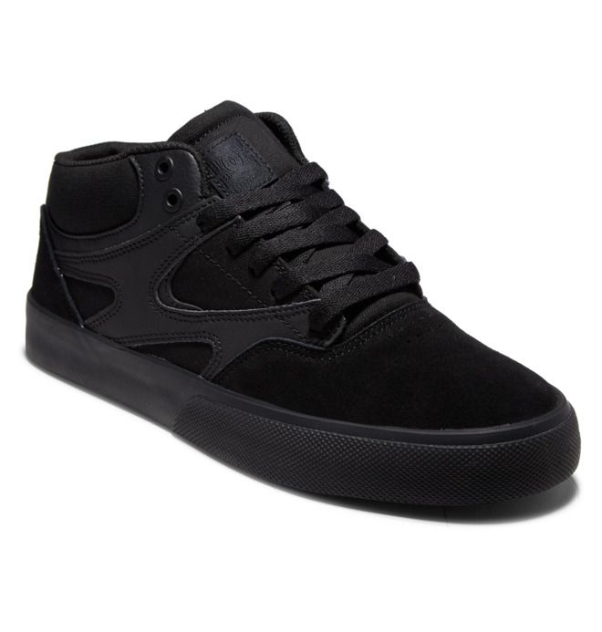 DC Kalis Vulc MID Mid-Top Skateskor Herr Svarta Svarta Svarta | CTBR-62839