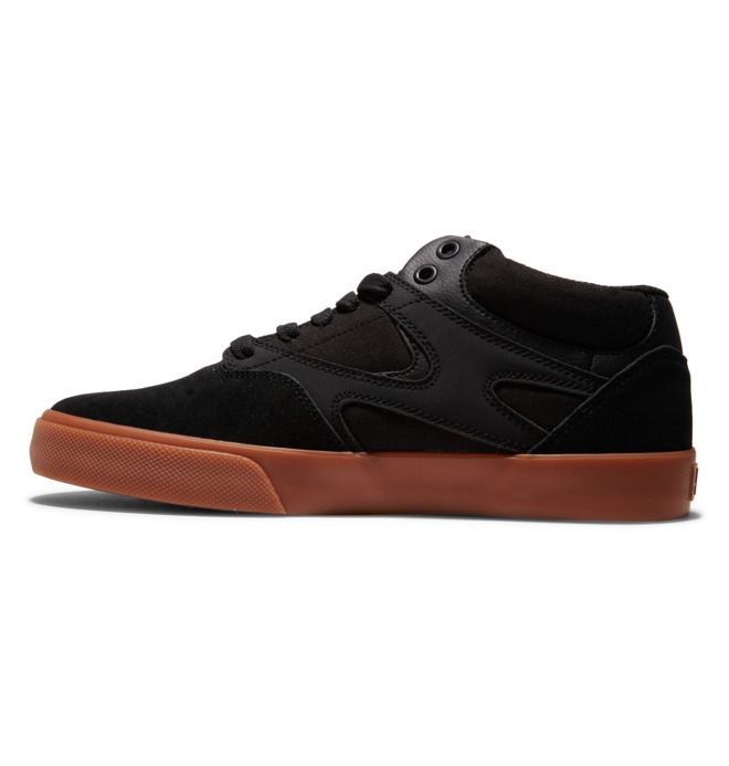 DC Kalis Vulc MID Mid-Top Skateskor Herr Svarta Svarta | VAHB-21306