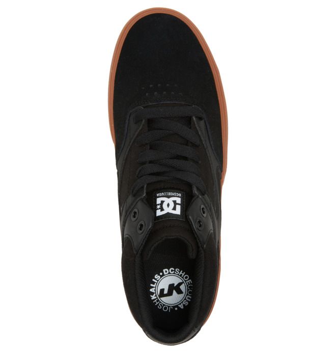 DC Kalis Vulc MID Mid-Top Skateskor Herr Svarta Svarta | VAHB-21306