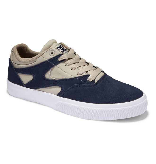 DC Kalis Vulc Skateskor Herr Marinblå Khaki | JZBQ-02613