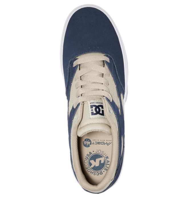 DC Kalis Vulc Skateskor Herr Marinblå Khaki | JZBQ-02613