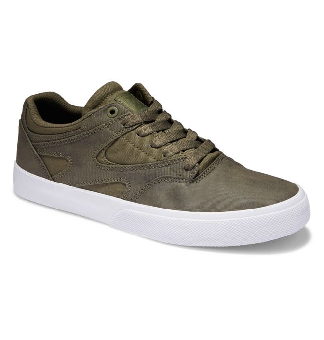 DC Kalis Vulc Skateskor Herr Olivgröna | ZXVL-60231