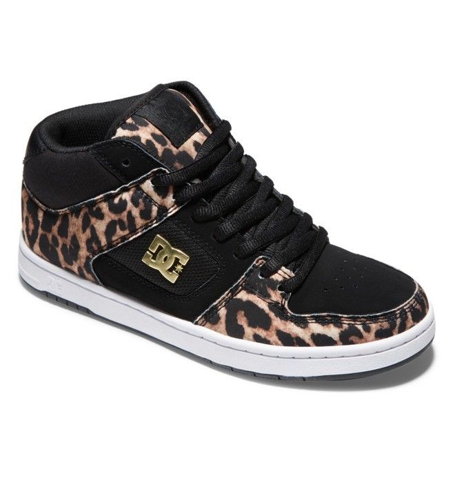 DC Manteca 4 MID Mid-Top Sneakers Dam Leopard | DAFG-62819