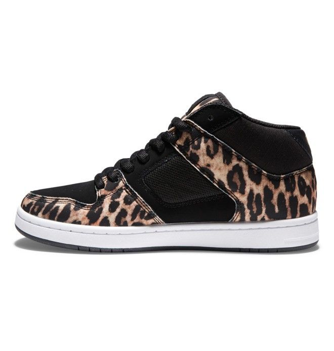 DC Manteca 4 MID Mid-Top Sneakers Dam Leopard | DAFG-62819