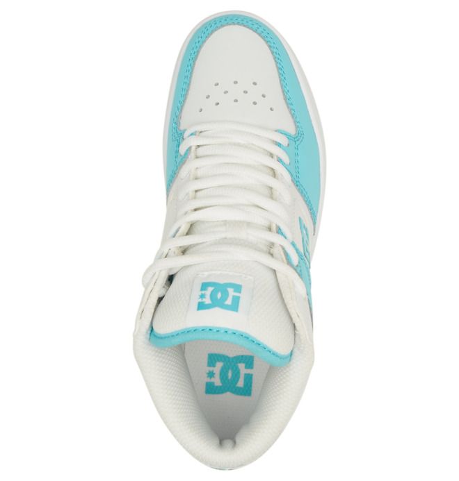 DC Manteca 4 MID Mid-Top Sneakers Dam Vita Blå | RNKC-16542