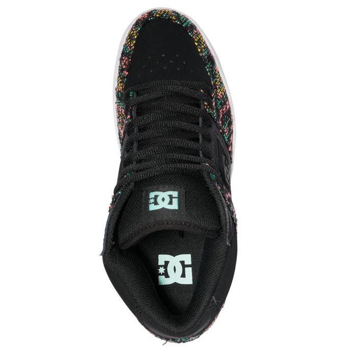 DC Manteca 4 Mid-Top LE Canvas Sneakers Dam Svarta Olika Färger | EGLI-23845