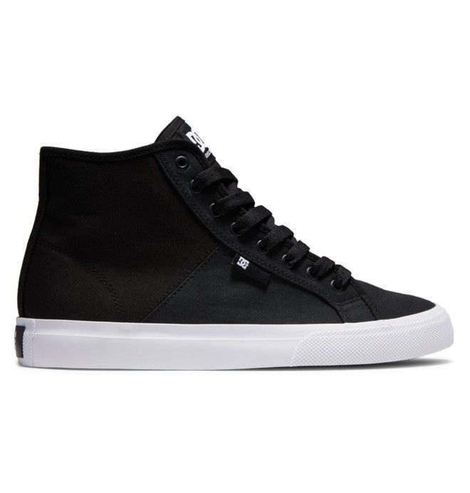 DC Manual HI High-Top Refibra Sneakers Herr Svarta Vita | KZXE-10428