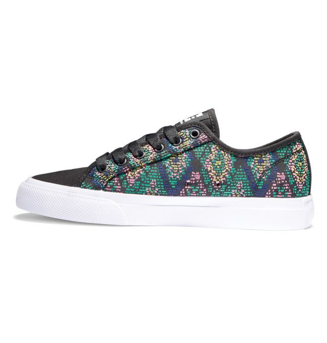 DC Manual LE Canvas Sneakers Dam Blå | DNCM-83961