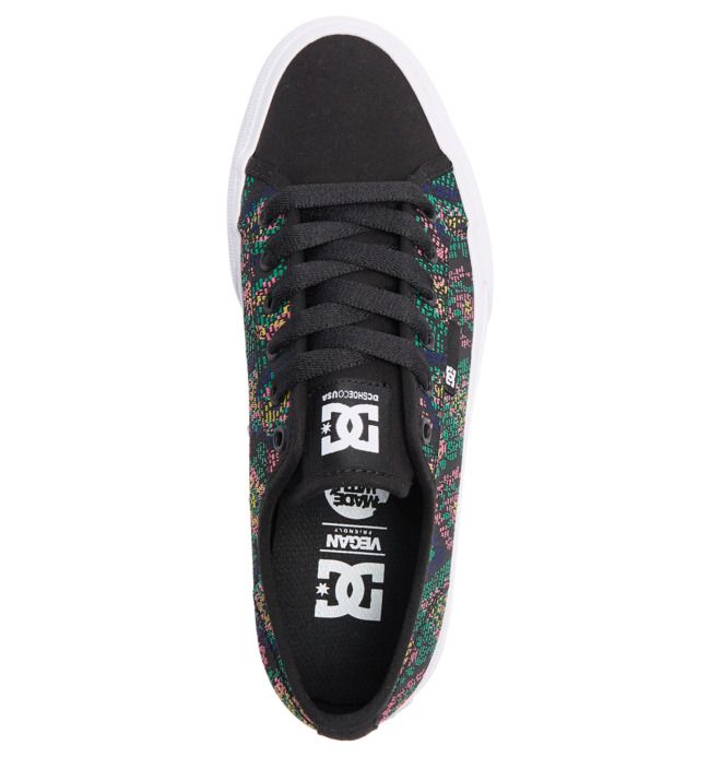 DC Manual LE Canvas Sneakers Dam Blå | DNCM-83961