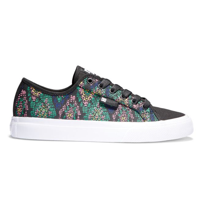 DC Manual LE Canvas Sneakers Dam Blå | DNCM-83961