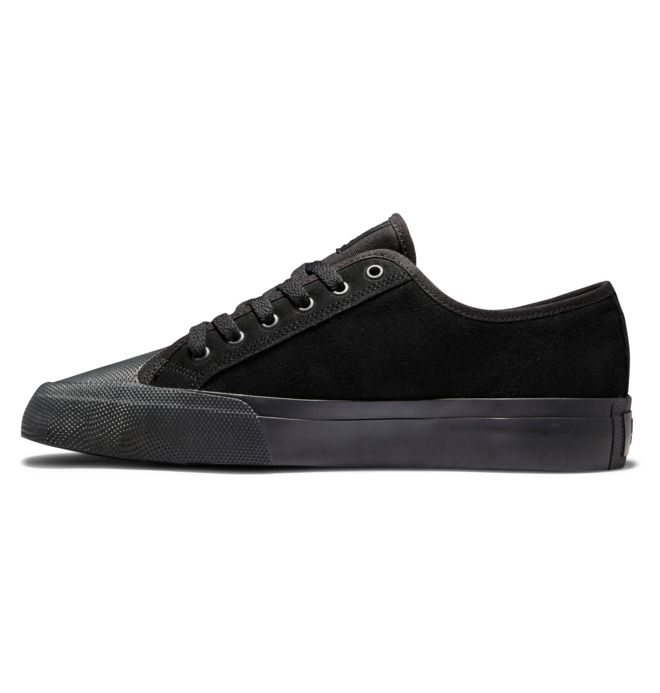 DC Manual RT S Suede Skate Sneakers Herr Svarta | KGJT-15796