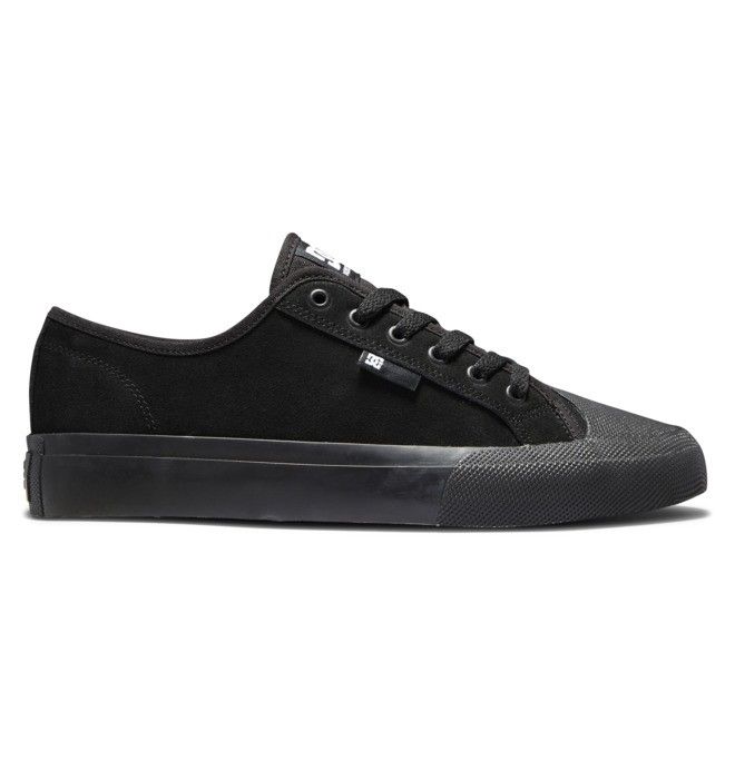 DC Manual RT S Suede Skate Sneakers Herr Svarta | KGJT-15796