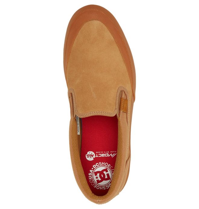 DC Manual RT Slip-On Skate Skateskor Herr Bruna | FTKP-76381