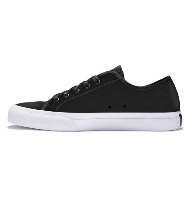 DC Manual SE Canvas Sneakers Herr Svarta Vita Svarta | NOLB-43210