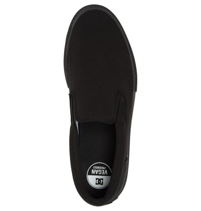 DC Manual Slip-On Slip On Herr Svarta Svarta Svarta | EZRA-06739