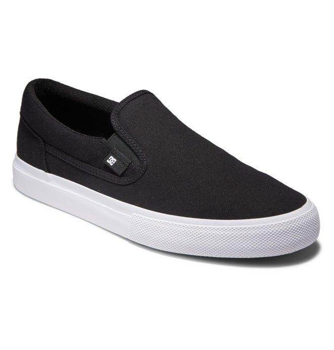 DC Manual Slip-On Slip On Herr Svarta Vita | XLHI-30765