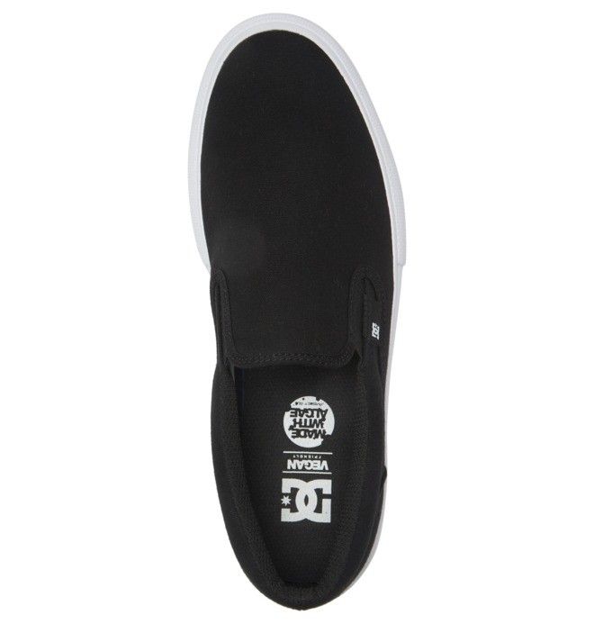 DC Manual Slip-On Slip On Herr Svarta Vita | XLHI-30765