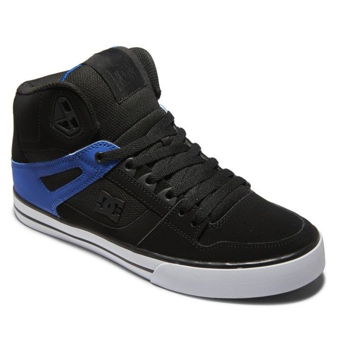 DC Pure High-Top Essentials Herr Svarta Blå | YIHS-64752