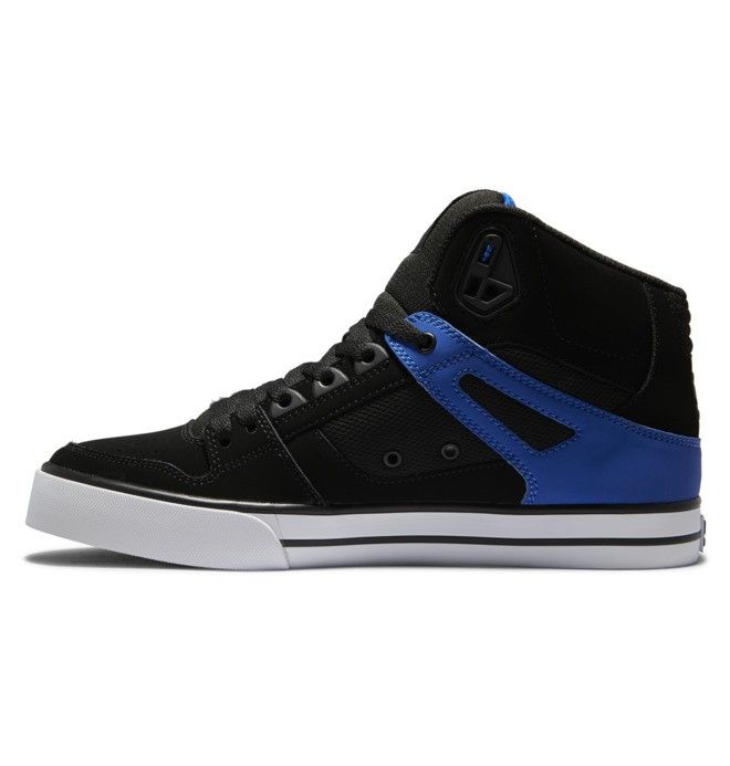 DC Pure High-Top Essentials Herr Svarta Blå | YIHS-64752