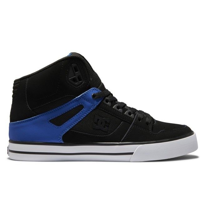 DC Pure High-Top Essentials Herr Svarta Blå | YIHS-64752