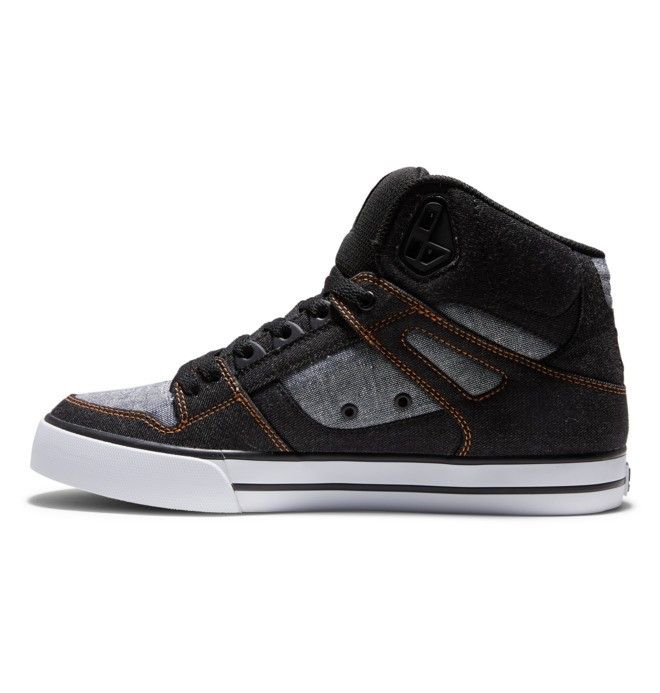 DC Pure High-Top Essentials Herr Svarta Svarta | DEMA-69435