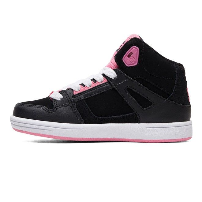 DC Pure High-Top Pure Barn Svarta Rosa | MJZB-57903