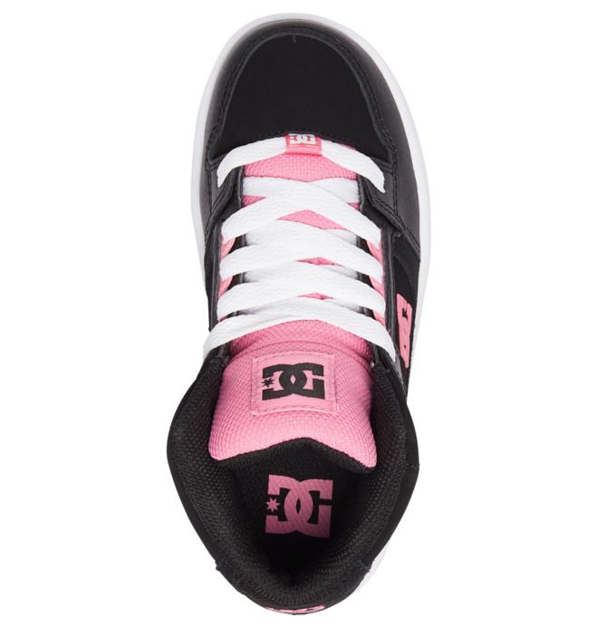 DC Pure High-Top Pure Barn Svarta Rosa | MJZB-57903