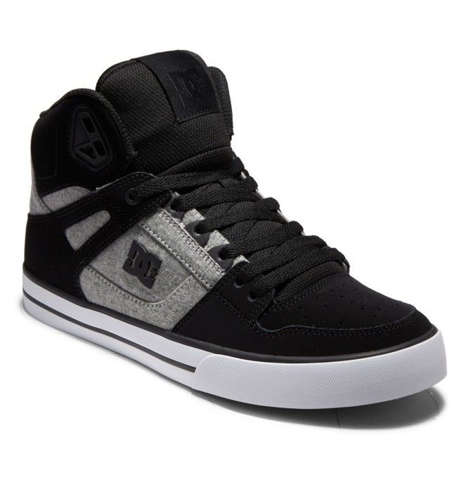 DC Pure High-Top Sneakers Herr Svarta | IRDU-42690